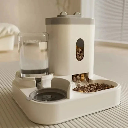 Automatic Feeder Dog Cat Food Bowl with Water Fountain - zinko