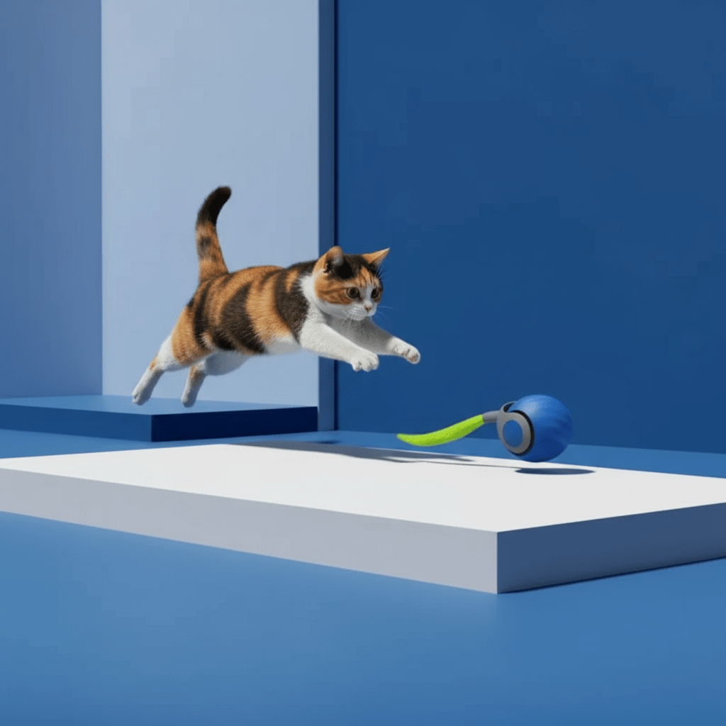 Cats Interactive Ball Toys, Automatic Rolling Ball - zinko