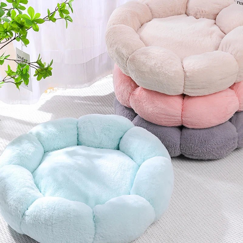 Flower Soft Cat Bed Sleeping - zinko