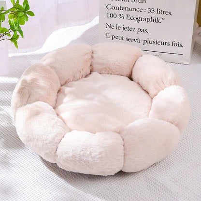 Flower Soft Cat Bed Sleeping - zinko