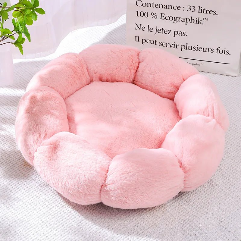 Flower Soft Cat Bed Sleeping - zinko