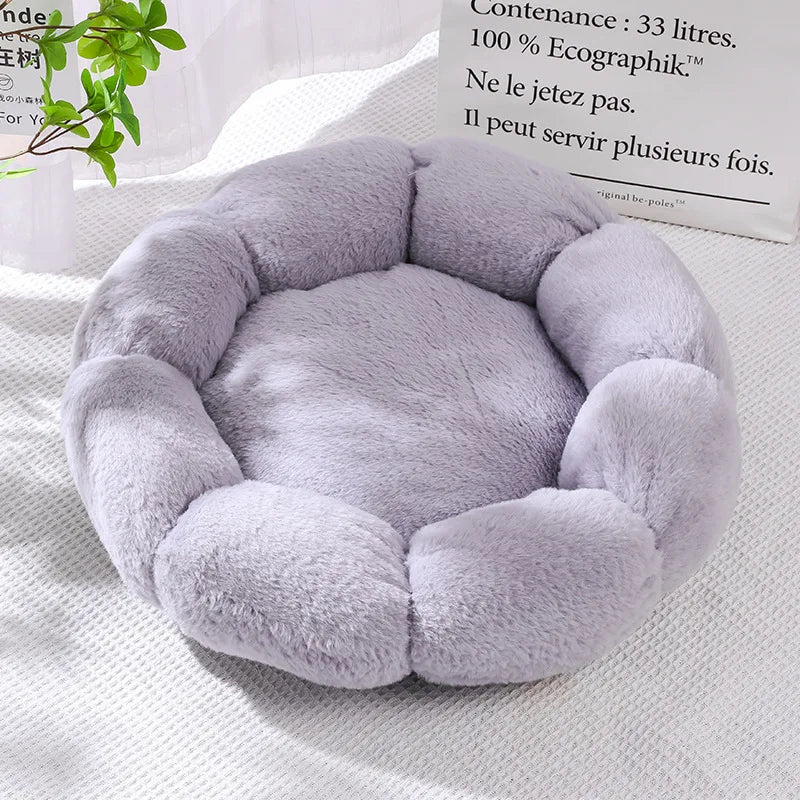 Flower Soft Cat Bed Sleeping - zinko