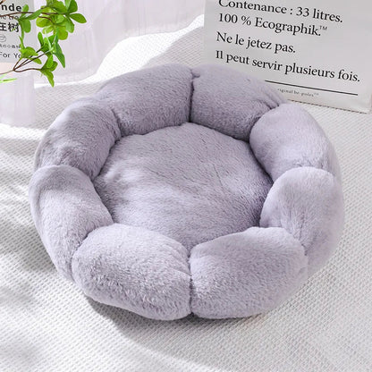 Flower Soft Cat Bed Sleeping - zinko