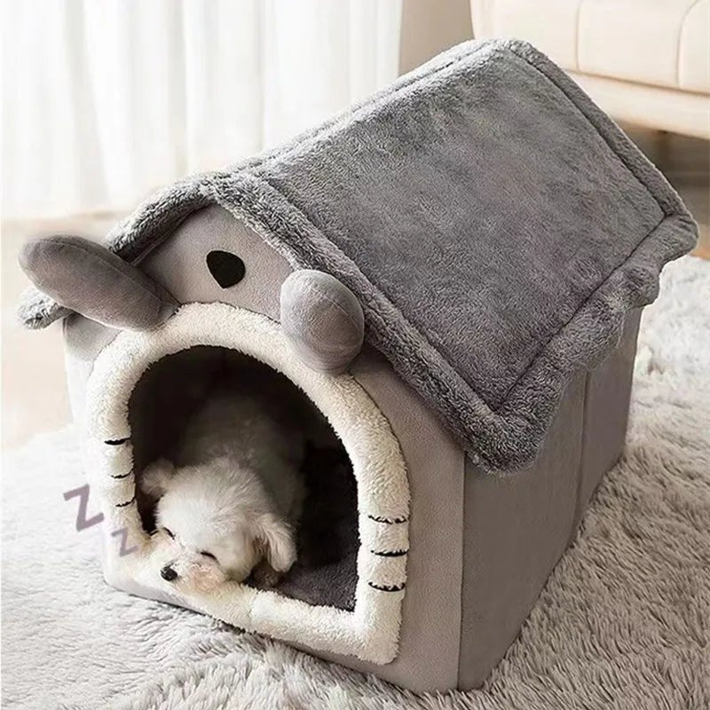 Foldable Pet House Removable Washable Cat House - zinko