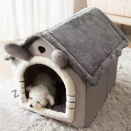 Foldable Pet House Removable Washable Cat House - zinko