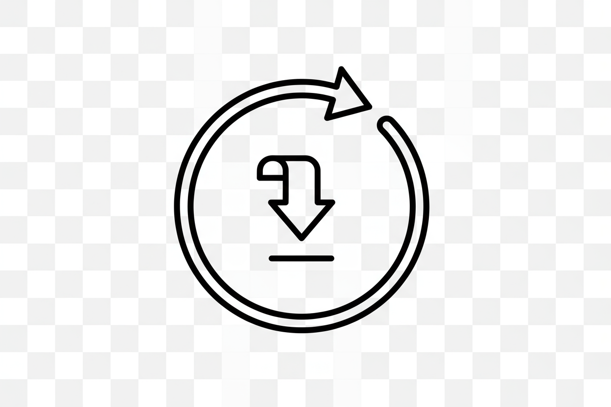 Pas de couleur slm un icône de retour 