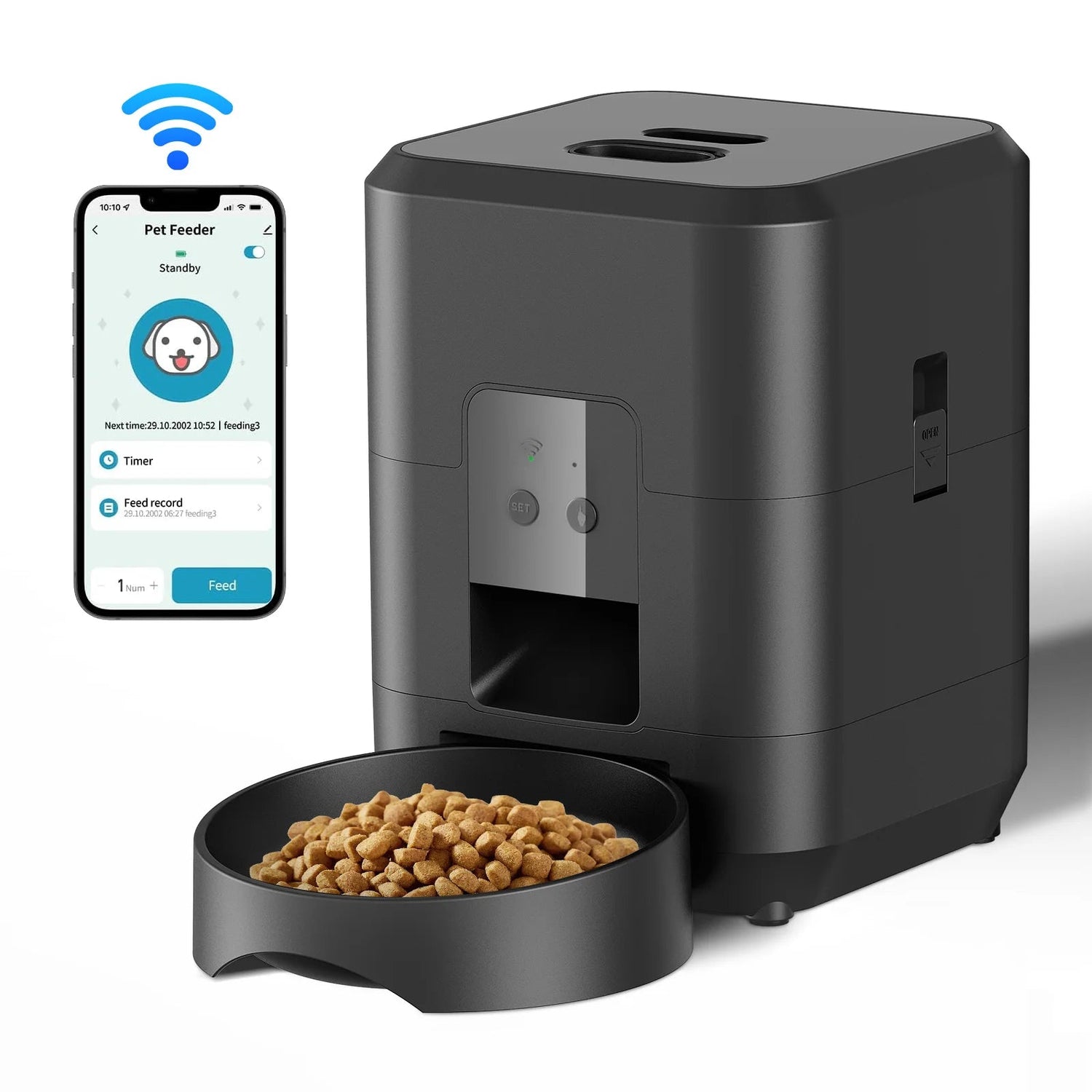 Smart Pet Feeder Automatic Cat Feeder Dog - zinko